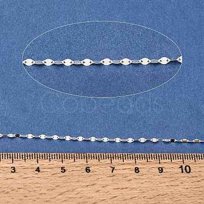 925 Sterling Silver Dapped Chains STER-TAC0003-03P-1-1