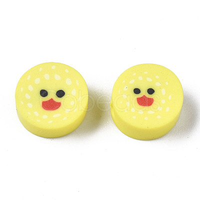 Handmade Polymer Clay Beads CLAY-N008-035L-1