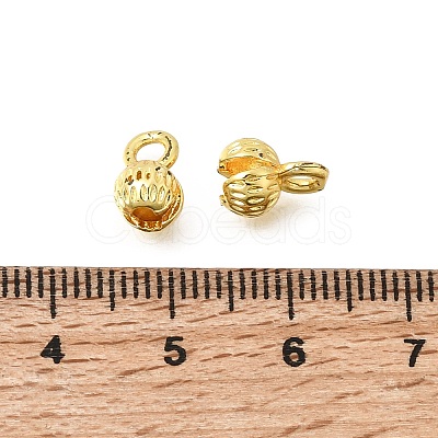Brass Bead Tips KK-Z156-04G-01-1