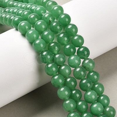 Natural Dyed White Jade Beads Strands JBR10-8mm-1