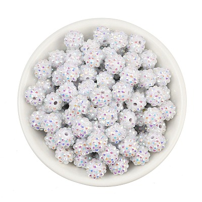 AB-Color Resin Rhinestone Beads RESI-S315-10x12-16-1