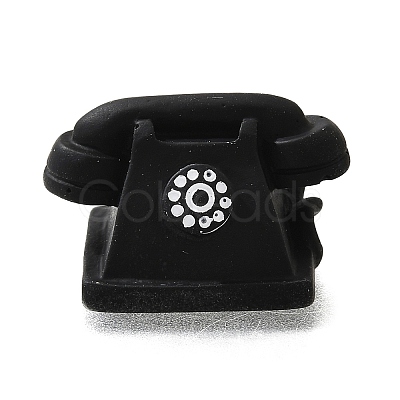 Resin Telephone Miniature Ornaments RESI-H035-06G-1