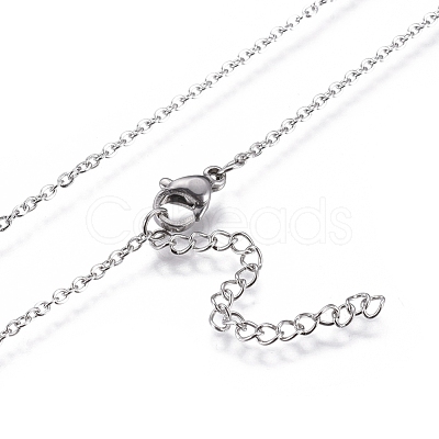 Non-Tarnish 304 Stainless Steel Pendant Necklaces NJEW-F274-03P-B-1