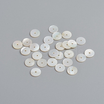 Freshwater Shell Beads BSHE-G026-04B-9mm-1
