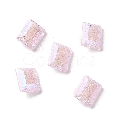 Crackle Moonlight Style K9 Glass Rhinestone Cabochons RGLA-J026-B-IO-1