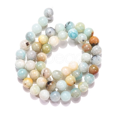 Natural Flower Amazonite Beads X-Z26N5017-1