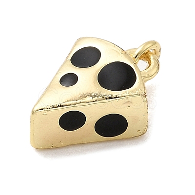 Brass Enamel Charms KK-P338-20G-02-1