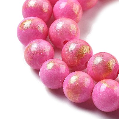 Natural Mashan Jade Beads Strands G-A255-A01-01N-1