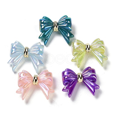 Iridescent Acrylic Beads MACR-C029-02-1