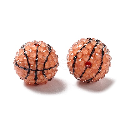 Resin Rhinestone Beads RESI-TAC0005-011B-1