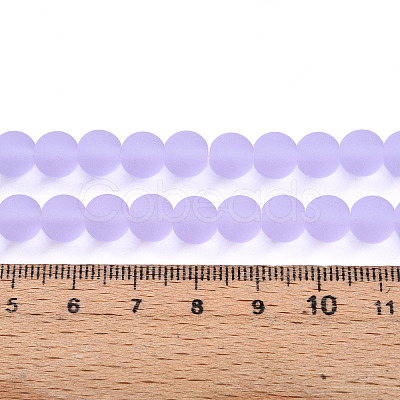 Transparent Glass Beads Strands GLAA-T032-T8mm-MD01-1