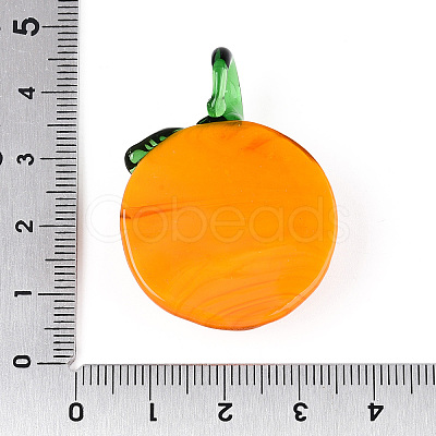Handmade Lampwork Pendants LAMP-N034-02C-1