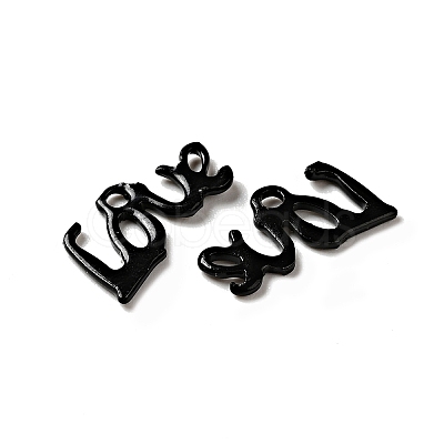 Spray Painted 201 Stainless Steel Charms STAS-G304-16D-1