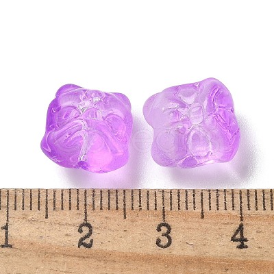 Baking Paint Transparent Glass Beads X1-GLAA-C035-01S-1