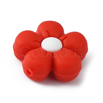 Silicone Beads SIL-WH0001-49C-1