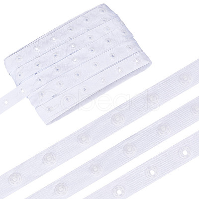 10 Yards Plastic Snap Button Tape FIND-HY0004-79A-1
