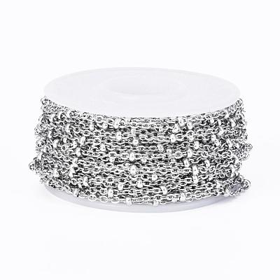 Tarnish Resistant 304 Stainless Steel Cable Chains CHS-H007-20P-1