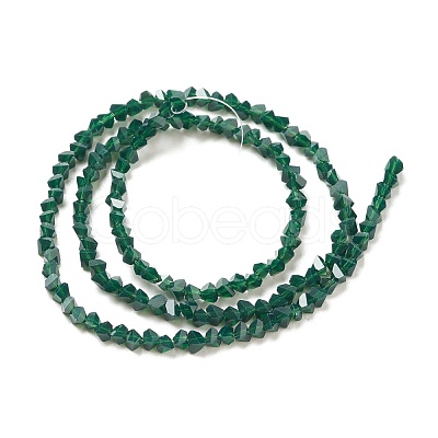 Transparent Solid Color Glass Beads Strands GLAA-L031-01-B02-1