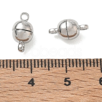 Brass Magnetic Clasp with Loop KK-CBA5585-10P-1