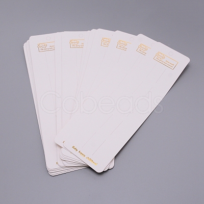 Paper Jewelry Display Cards CDIS-WH0016-03-1