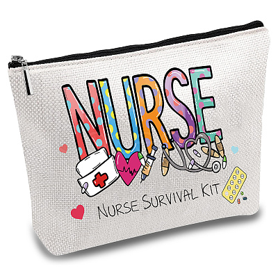 Polycotton Canvas Stroage Bags ABAG-WH0029-056-1