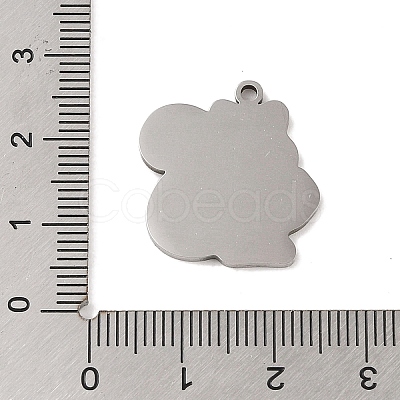 Non-Tarnish 201 Stainless Steel Pendants STAS-C095-11P-1