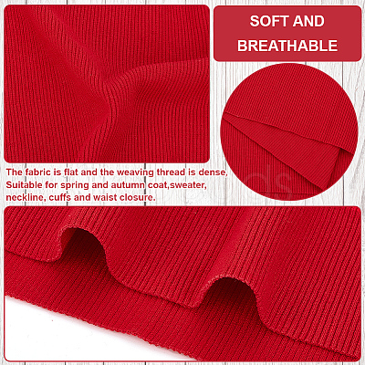 Cotton with Spandex Ribbing Fabric for Cuffs FIND-WH0260-39B-1