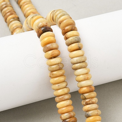 Natural Huanglong Jade Beads Strands G-B155-B03-4x10mm-1