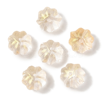 Transparent Spray Paint Glass Beads GLAA-Z011-10K-1