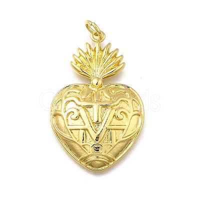 Brass Pendants KK-G525-12G-1