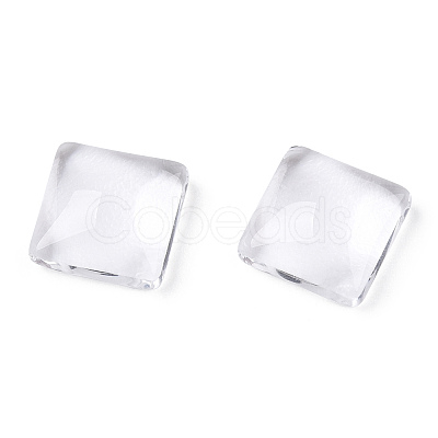 Transparent Glass Cabochons LS-GGLA-WH0034-07-1