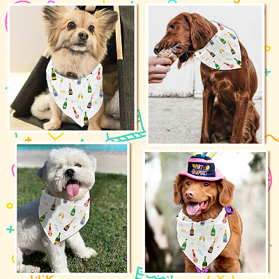 Cotton Dog's Kerchief AJEW-WH0503-011-1