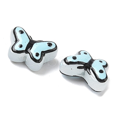 Transparent Glass Enamel Beads LAMP-C023-03F-1