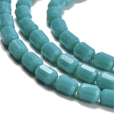 Opaque Glass Beads Strands GLAA-G112-04G-1