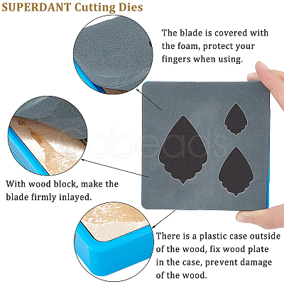 SUPERDANT 1Pc Wood Cutting Dies DIY-SD0001-80C-17-1