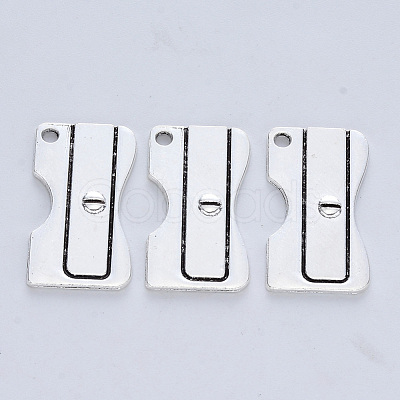 Tibetan Style Alloy Pendants TIBE-R316-006AS-RS-1
