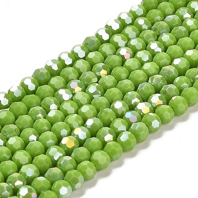 Opaque Glass Beads Stands X-EGLA-A035-P4mm-B15-1