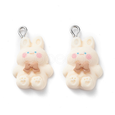Resin Pendants X-RESI-G026-12B-1