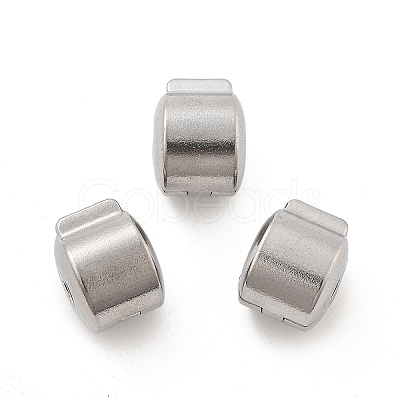 304 Stainless Steel European Style Clasps STAS-M112-04P-06-1