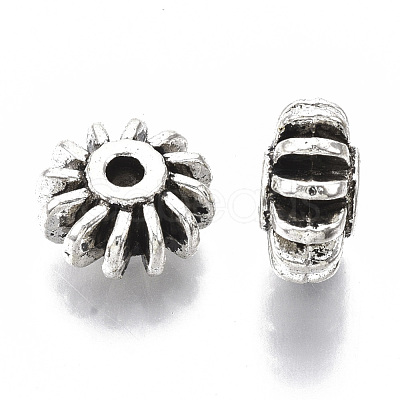 Tibetan Style Alloy Beads TIBE-S320-102AS-LF-1