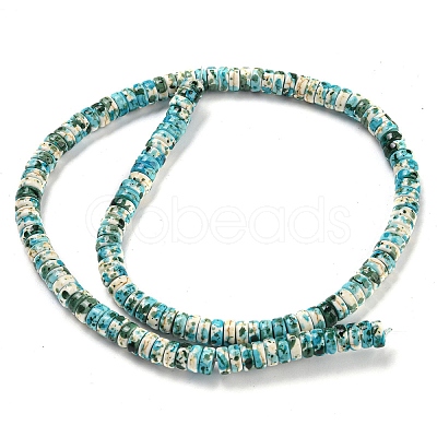 Baking Paint Synthetic Turquoise Beads Strands G-H060-02B-07-1