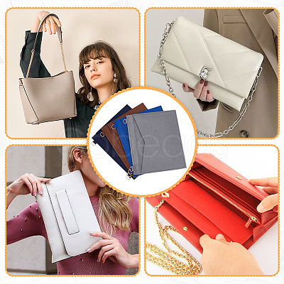 4Pcs 4 Colors Wool Felt Bag Organizer Inserts FIND-WR0007-27A-1