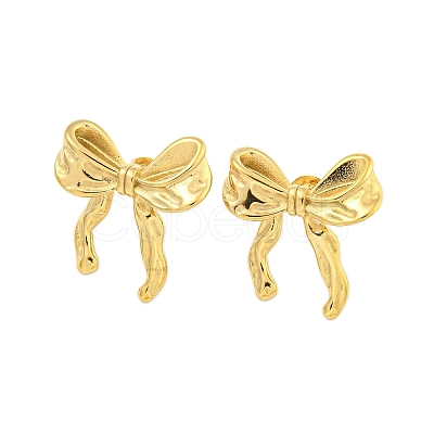 Ion Plating(IP) 304 Stainless Steel Stud Earrings EJEW-S223-03G-02-1
