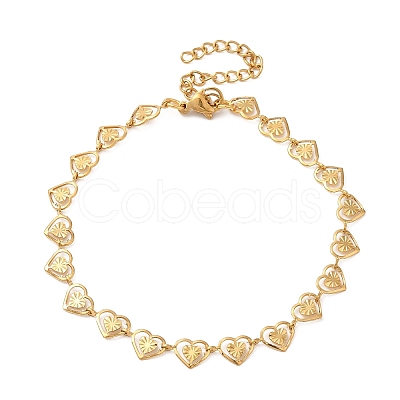 304 Stainless Steel Chain Bracelet for Women BJEW-I313-05-1