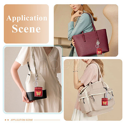 Leather Keychains AJEW-WH0455-918A-1