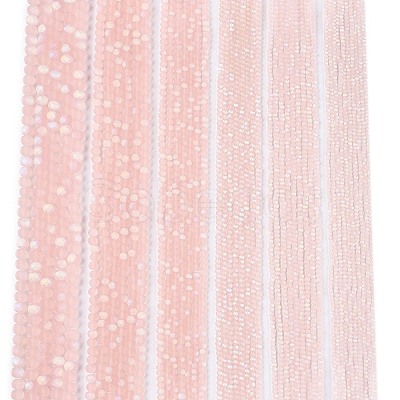 Transparent Glass Beads Strands LS-EGLA-A044-T6mm-MB22-1