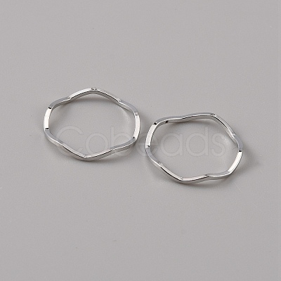 Brass Linking Rings KK-WH0046-61P-1