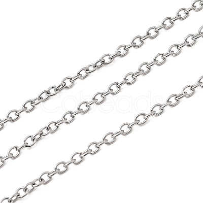 Tarnish Resistant 304 Stainless Steel Cable Chains CHS-Q001-08-100m-1