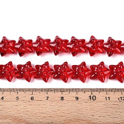 Baking Paint Glass Beads Strands DGLA-N017-01A-1