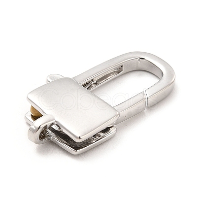 Rack Plating Brass Lobster Claw Clasps KK-K270-05P-1